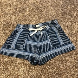 Lou & Grey blue striped shorts